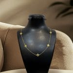 گردنبند ونكليف تراش ٥ گل