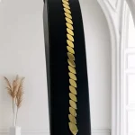 دستبند زنانه اينه اي برگ